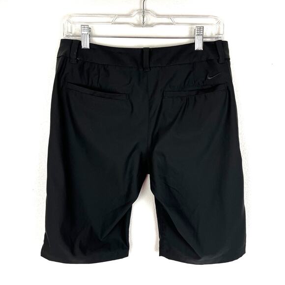 Ladies Nike Dri-Fit Golf Shorts in Black Athleisure Sportswear - Picture 4 of 9